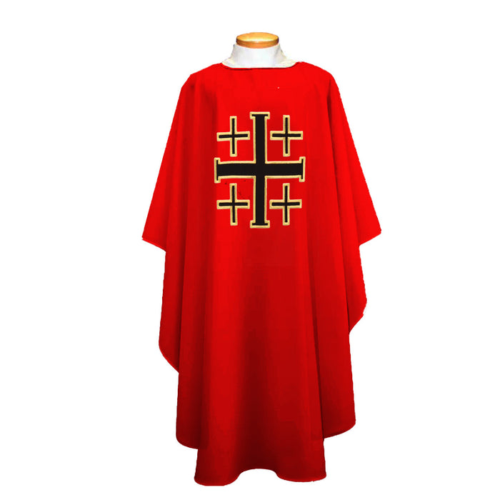 Chasuble with Jerusalem Cross