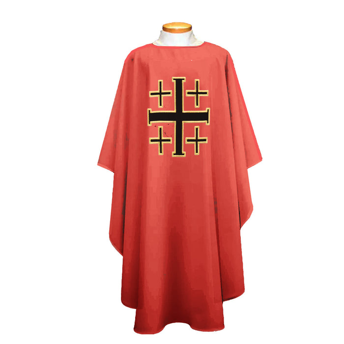 Chasuble with Jerusalem Cross