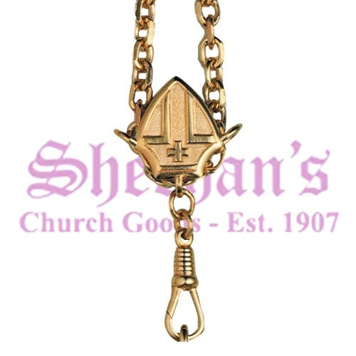 Pectoral Cross with Polished Amethyst
