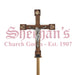 Processional Crucifix - Dark Oak Illuminated