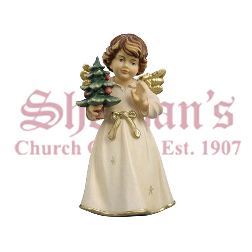 Bell Angel Standing With Tree