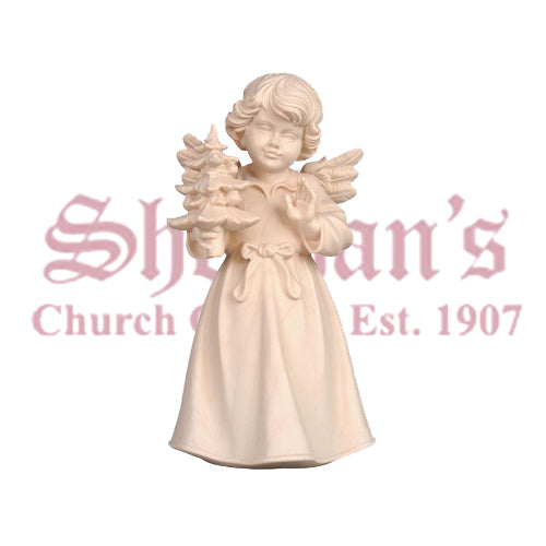 Bell Angel Standing With Tree