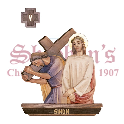 Demetz Stations Of The Cross with Crosses-Numerals 1324