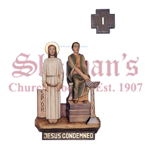 14 Stations Of The Cross, Linden Wood Finish