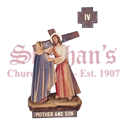 14 Stations Of The Cross, Linden Wood Finish