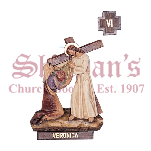14 Stations Of The Cross, Linden Wood Finish
