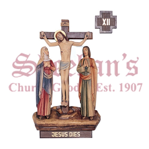 14 Stations Of The Cross, Linden Wood Finish