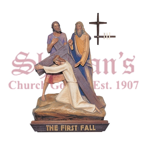 14 Stations Of The Cross with Crosses-Numerals