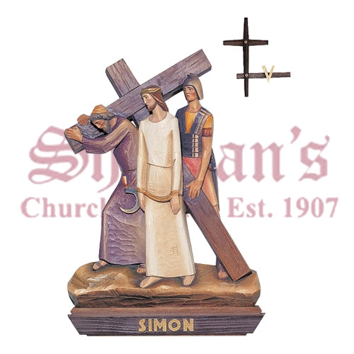 14 Stations Of The Cross with Crosses-Numerals