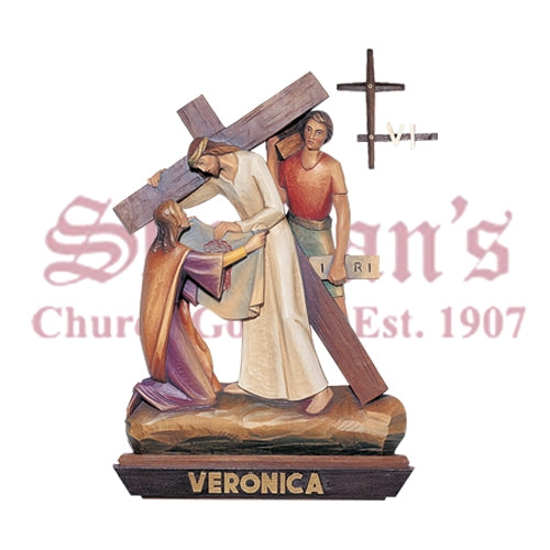 14 Stations Of The Cross with Crosses-Numerals