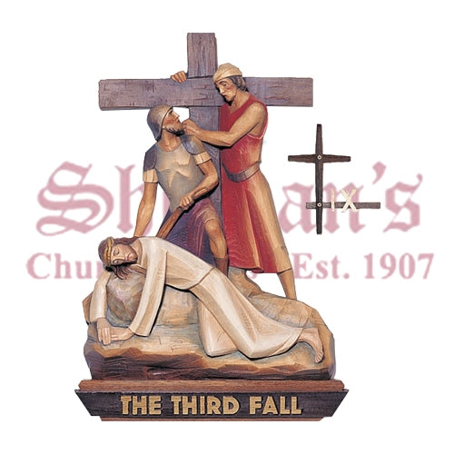 14 Stations Of The Cross with Crosses-Numerals