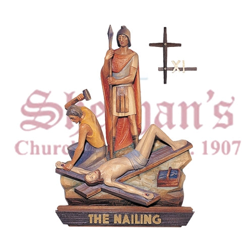 14 Stations Of The Cross with Crosses-Numerals