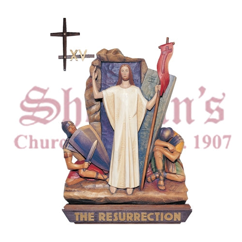 14 Stations Of The Cross with Crosses-Numerals
