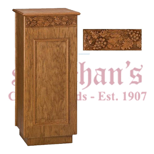 Medium Oak Statue Pedestal