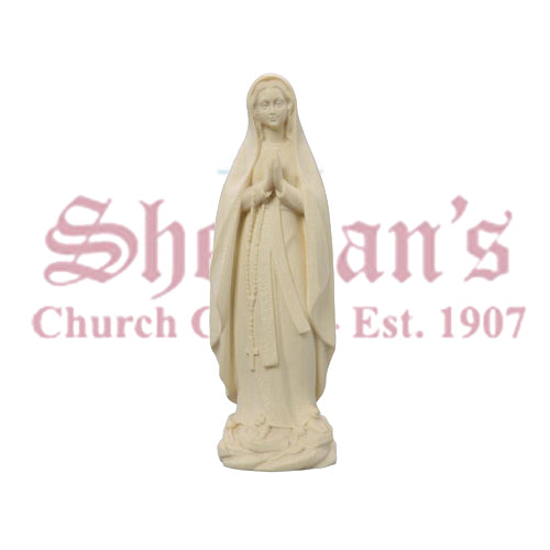 Our Lady Of Lourdes Modern Style Wood Carve Statue