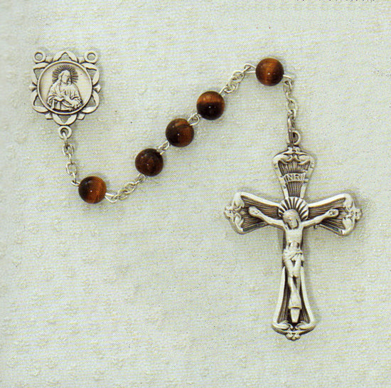 Tiger Eye Rosary Beads
