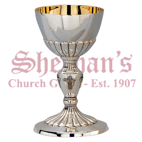 Embossed Chalice and Dish Paten
