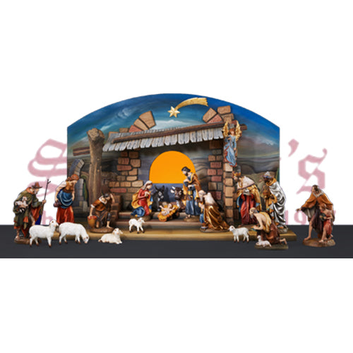 Nativity Set "Demetz" -  Size 18" Prop.