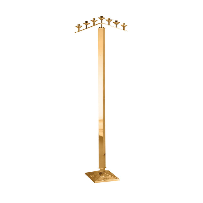 Floor Candelabra with Fixed Arms