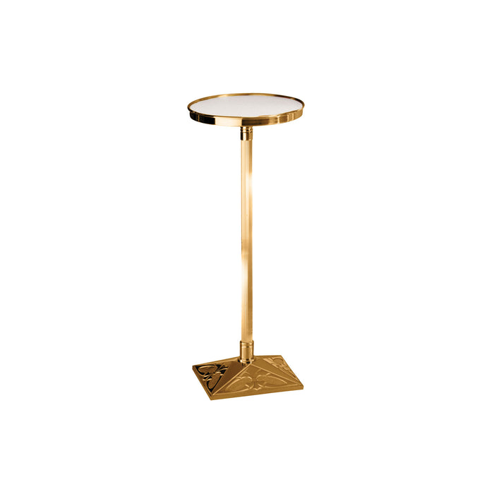 Adjustable Flower Stand with Ornate Square Base