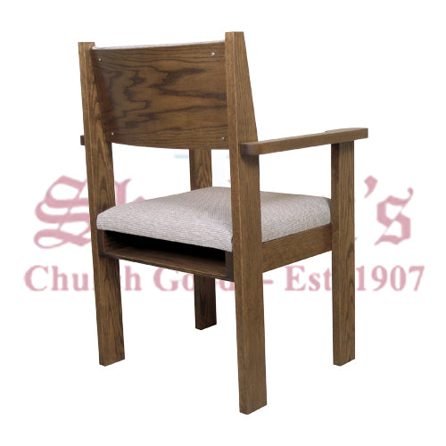 Arm Chair with Curved Back