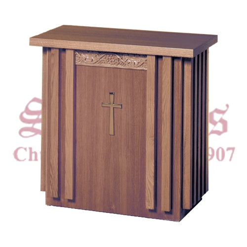 Offertory Table with Grape Leaf & Vine Carving — Matthew F. Sheehan