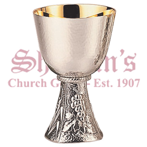 Grape and Wheat Design Serving Chalice