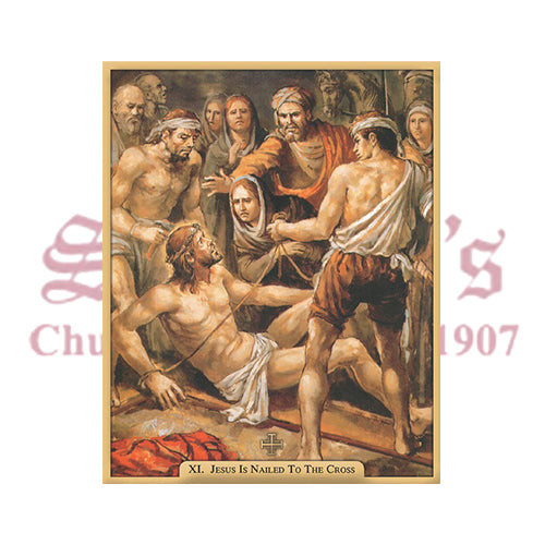 Jesus Is Nailed To The Cross
