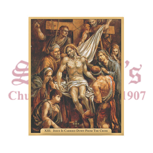 Jesus Is Carried Down From The Cross
