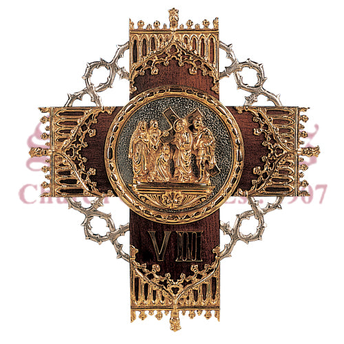 Stations of The Cross - Brass Church Sanctuary Stations