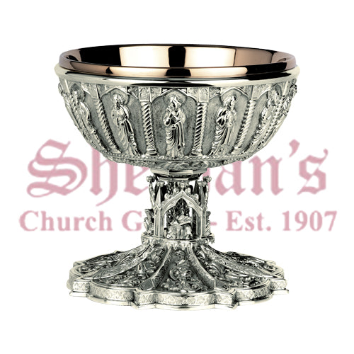 Sterling Silver John Paul II Gothic Open Ciborium