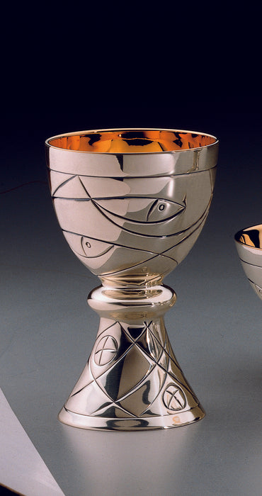 Fish and Loaves Motifs Chalice