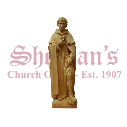 St. Peregrine Wood Carve Statue