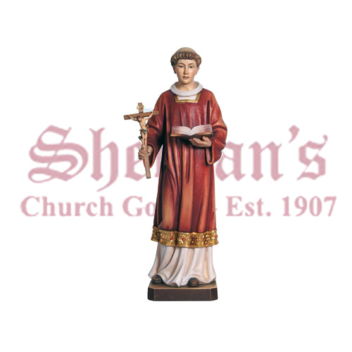 St. Aloysius Wood Carve Statue