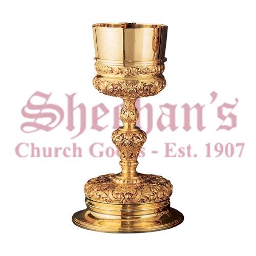 Embossed Chalice and 6¼" Scale Paten