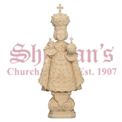 Infant of Prague Wood Carve