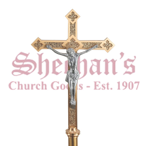Processional Crucifix - Cast Aluminum Corpus