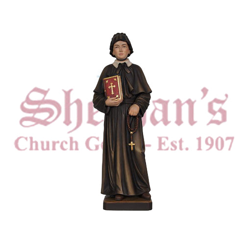St. Elizabeth Ann Seton Wood Carve Statue