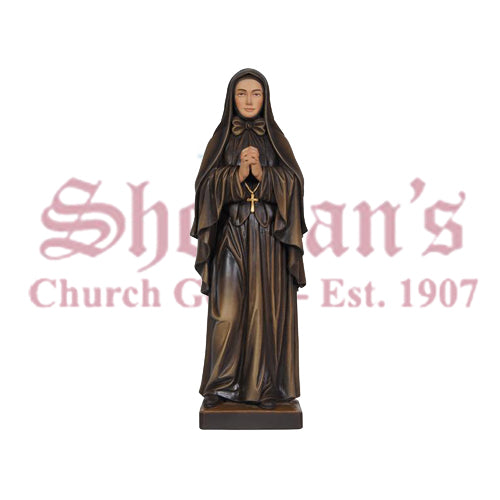 St. Francesca Xavier Cabrini Wood Carve Statue