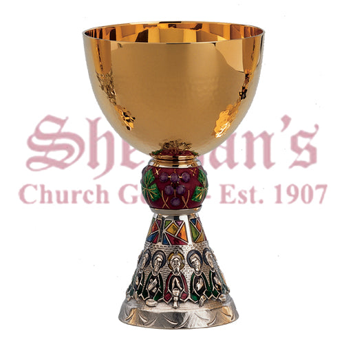 The "Last Supper" Design With Grape Motif Chalice