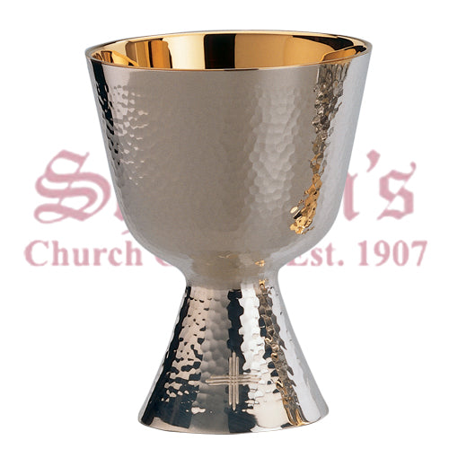 Lightly hand hammered Chalice