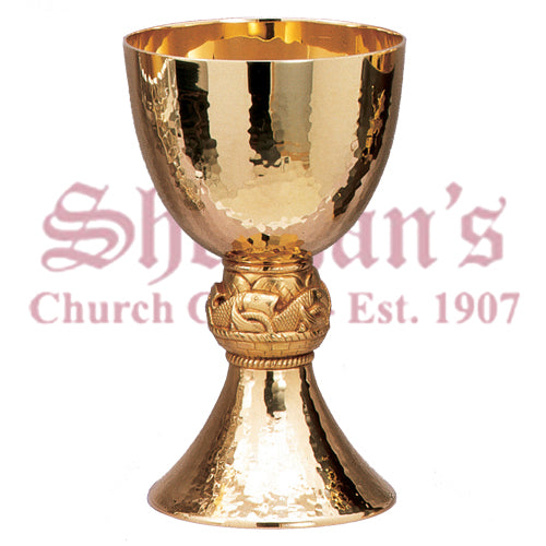 Fish and Loaf Motif Chalice