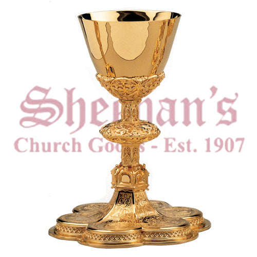 Chalice with Gothic Ornamentation