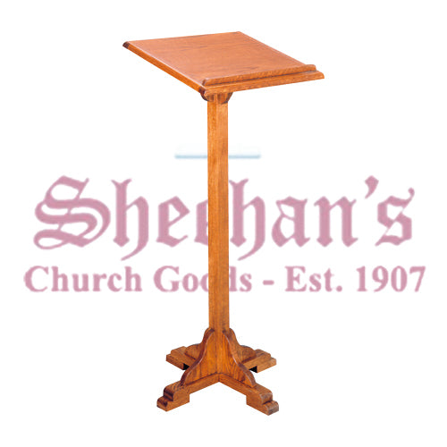Red Light Lectern Small Lectern; Red Oak Wood; 16 Finishes — Matthew F. Sheehan