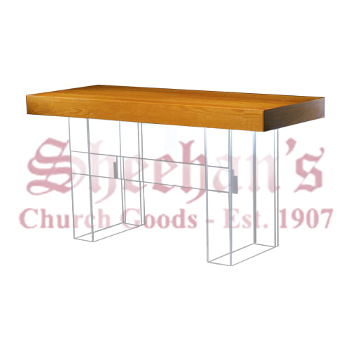 Wood Top Acrylic Altar