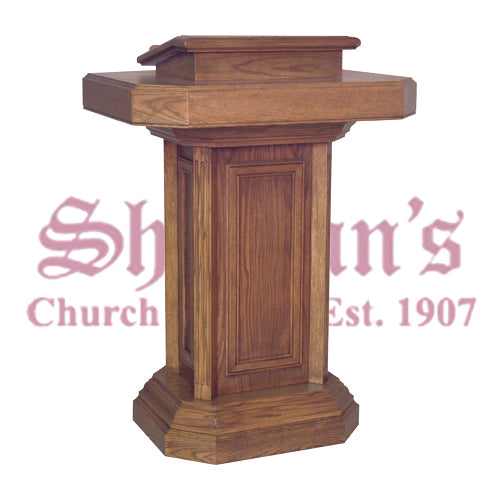 Pedestal Pulpit with Drawer