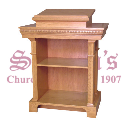 Oak Wall Pedestal