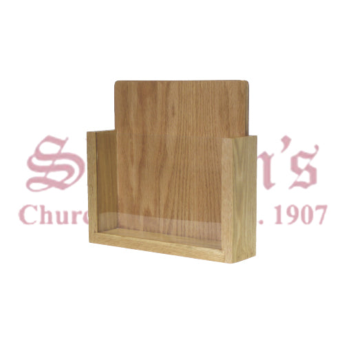 Solid Oak Bulletin Holder