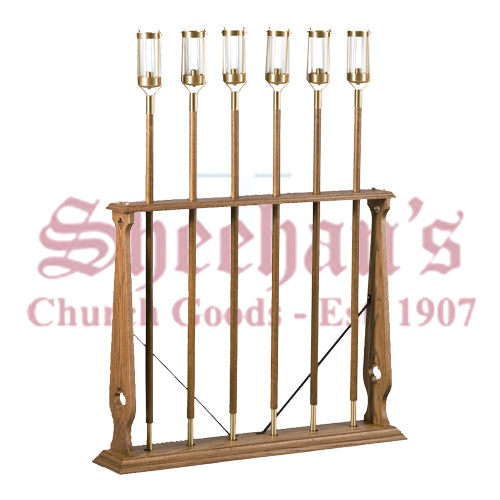Six Shafts Processional Torch Stand