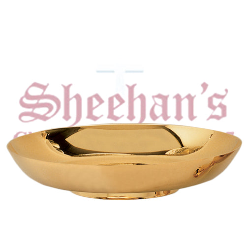 Gold Plated Large bread plate